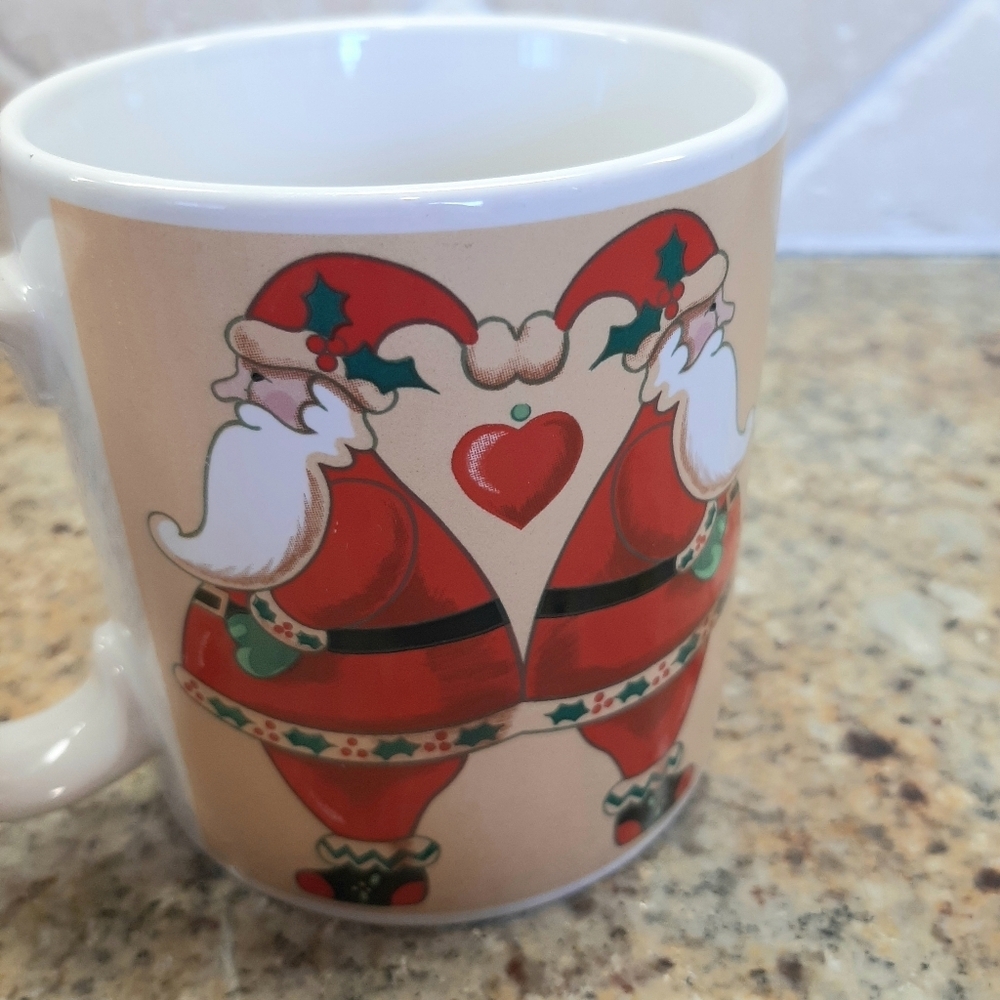 RUSS BERRIE & SONS SANTA MUG - Picture 4 of 6